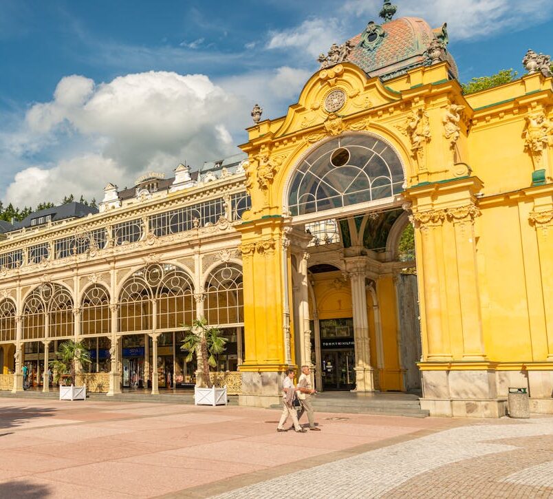 Beautiful Colonnade in Marianske Lazne, Czech Repu